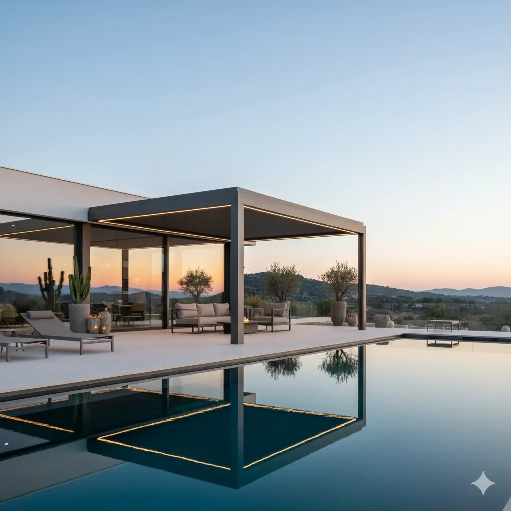 İzmir Bioclimatic Pergola ekibi iş başında